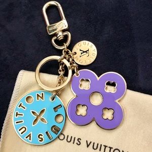 LOUIS VUITTON Petite Cles Looping Pastel Bag Charm